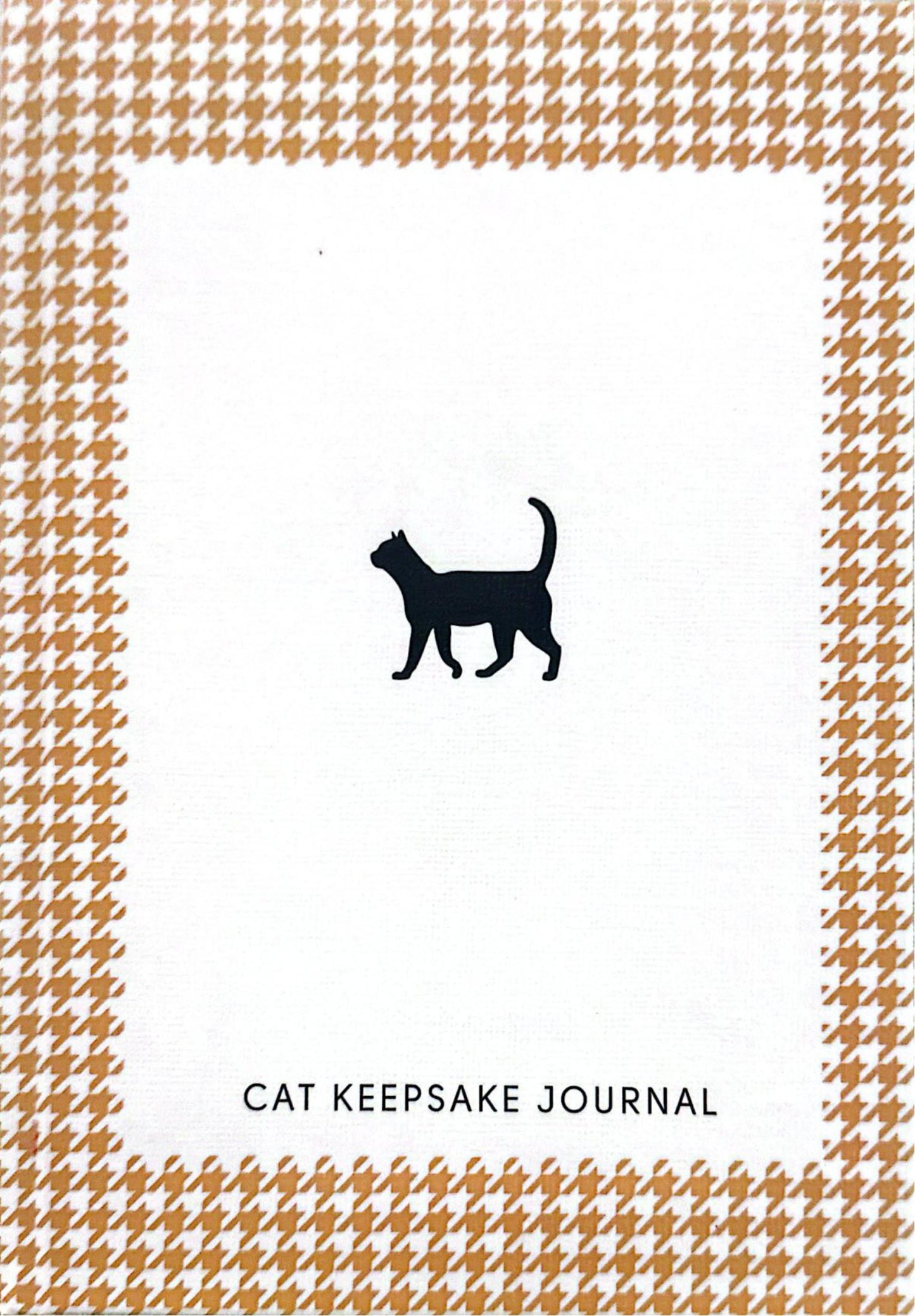 Gold Houndstooth Journal