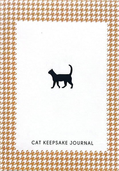 Gold Houndstooth Journal
