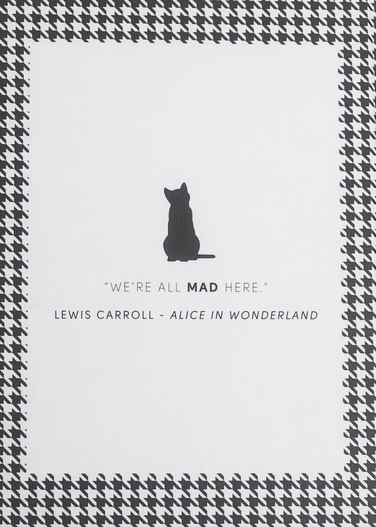 Black Houndstooth Journal