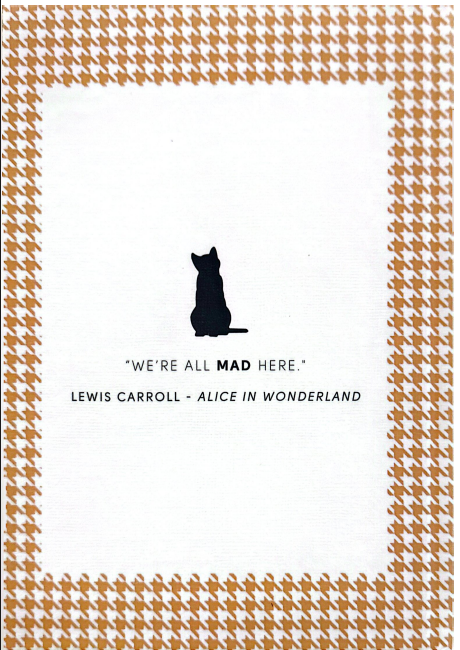 Gold Houndstooth Journal