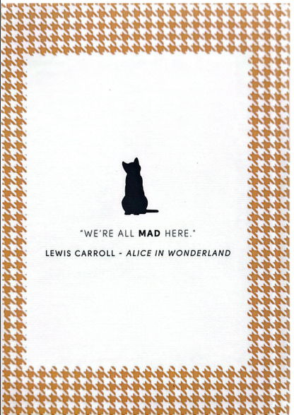 Gold Houndstooth Journal
